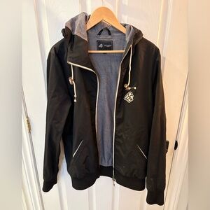 Men's Lifetime Black Hooded Jacket